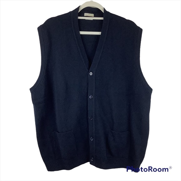 House of Bruar Jackets & Coats House Of Bruar Blue Wool Vest Poshmark